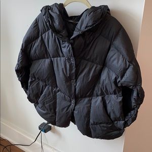 Nau down poncho with good by Nau